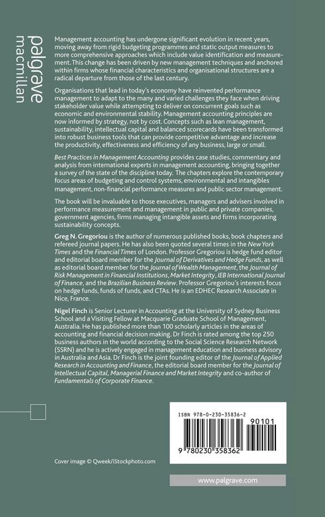Produktbild: Best Practices in Management Accounting