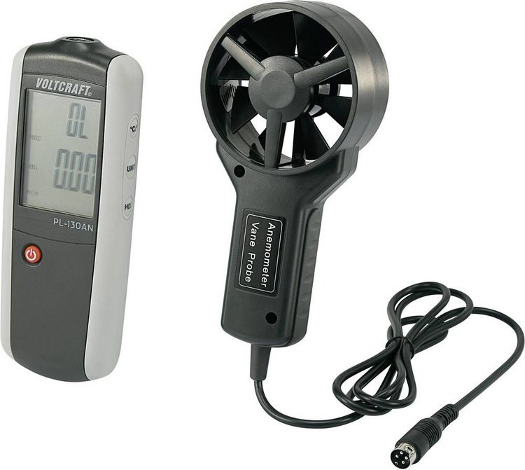 Produktbild: VOLTCRAFT Anemometer PL-130 AN 0.4 bis 30 m/s
