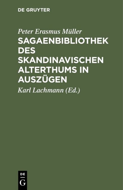 Produktbild: Sagaenbibliothek des Skandinavischen Alterthums in Ausz&uuml;gen