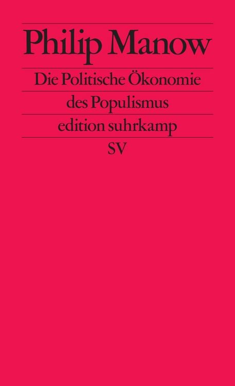 Produktbild: Die Politische &Ouml;konomie des Populismus