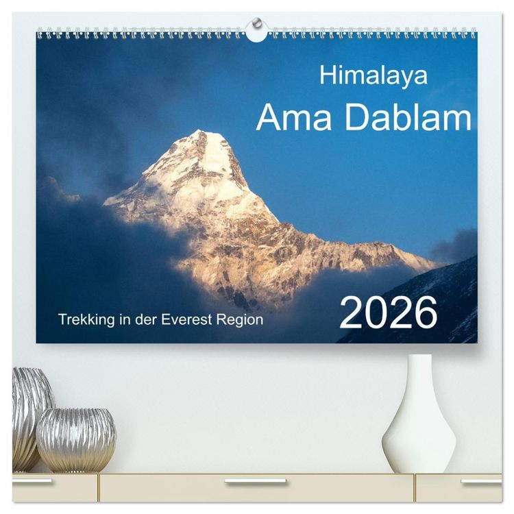 Produktbild: Himalaya Ama Dablam (hochwertiger Premium Wandkalender 2026 DIN A2 quer), Kunstdruck in Hochglanz