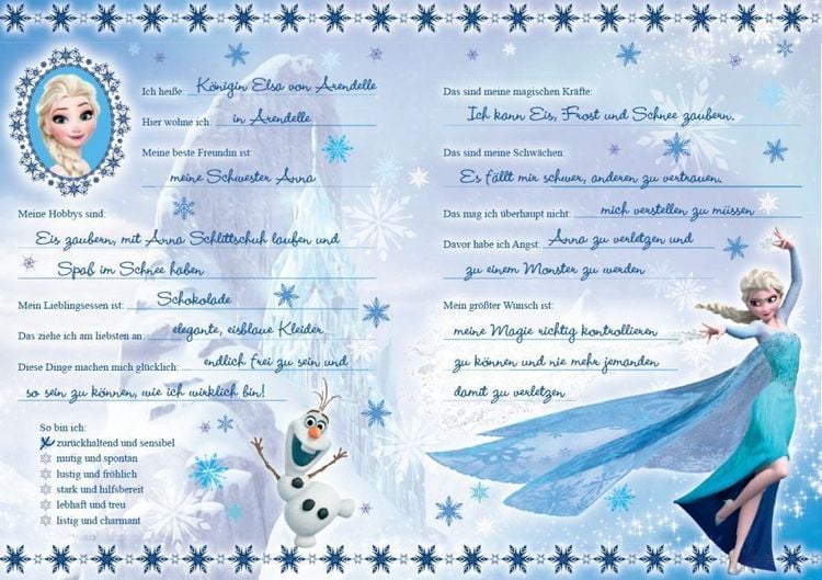 Produktbild: Disney Die Eisk&ouml;nigin: Mein Elsa-Freundebuch