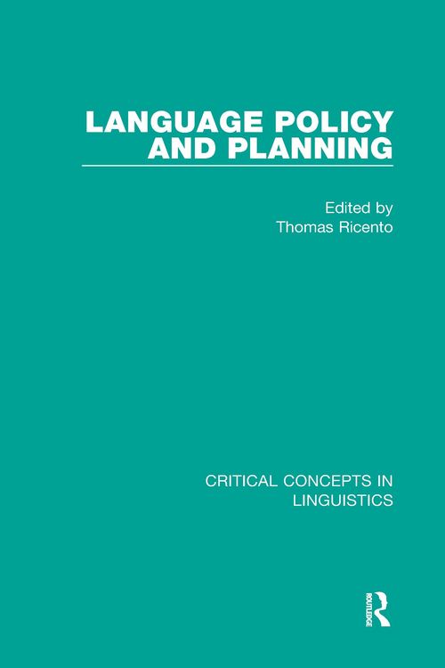 Produktbild: Language Policy and Planning