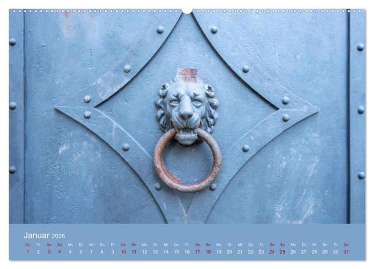 Produktbild: Anklopfen... (Wandkalender 2026 DIN A2 quer), CALVENDO Monatskalender