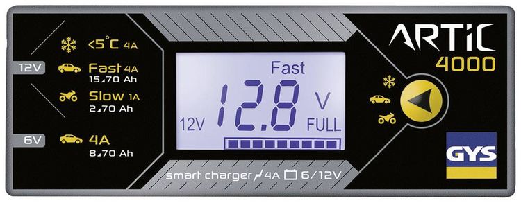 Produktbild: GYS Artic 4000 029583 Automatikladeger&auml;t 6 V, 12V 4A