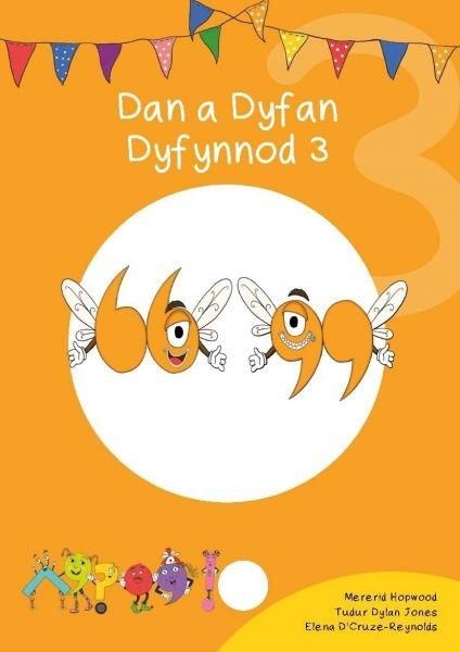 Produktbild: Cyfres Cymeriadau Difyr: Glud y Geiriau - Dan a Dyfan Dyfynnod 3