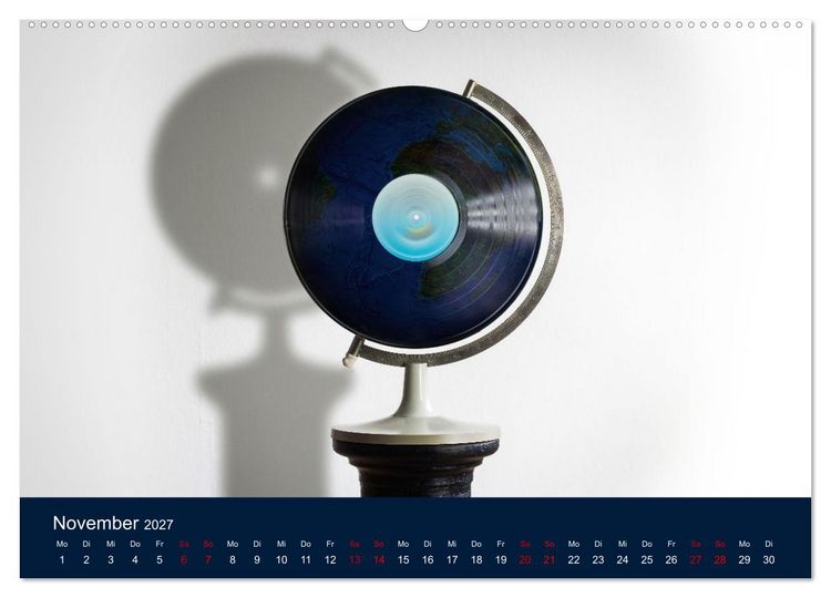 Produktbild: Vinyl im Fokus (hochwertiger Premium Wandkalender 2027 DIN A2 quer), Kunstdruck in Hochglanz