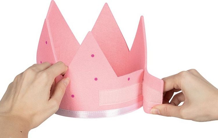 Produktbild: Geburtstagskrone rosa
