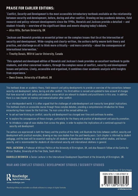 Produktbild: Conflict, Security and Development