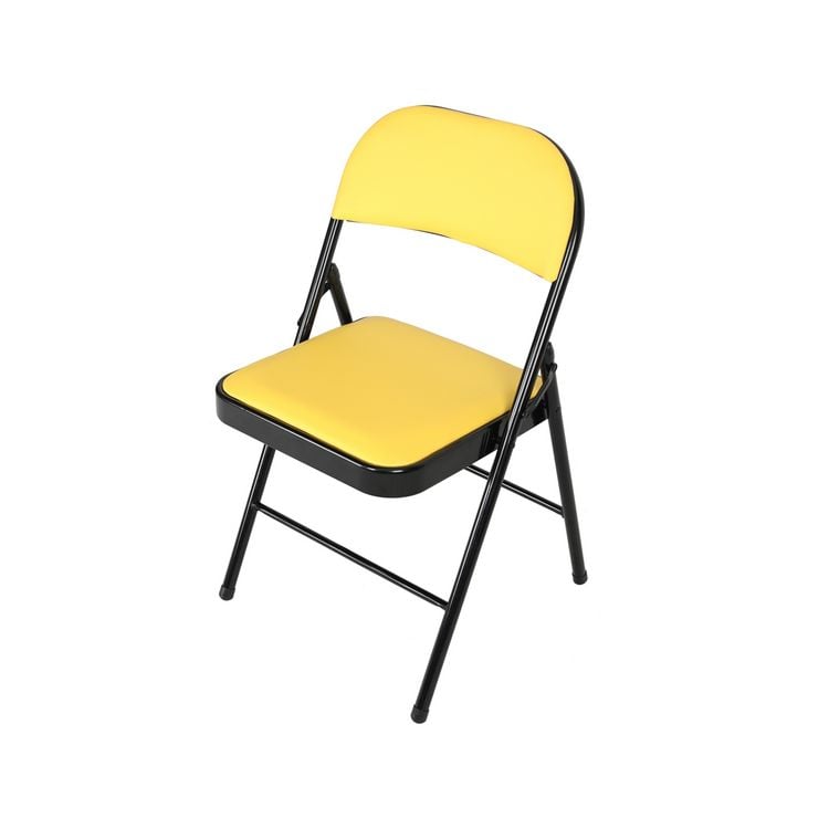 Produktbild: HTI-Living Klappstuhl Wedigo PVC Gelb Schwarz Klappstuhl Wedigo PVC Gelb Schwarz