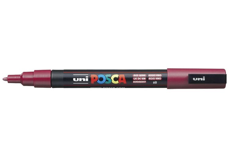 Produktbild: uni-ball Marker uni POSCA PC-3M weinrot