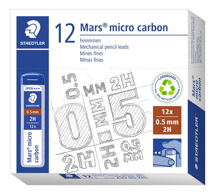 Produktbild: STAEDTLER Feinmine, Filmmine Feinmine Mars&reg; micro carbon 250