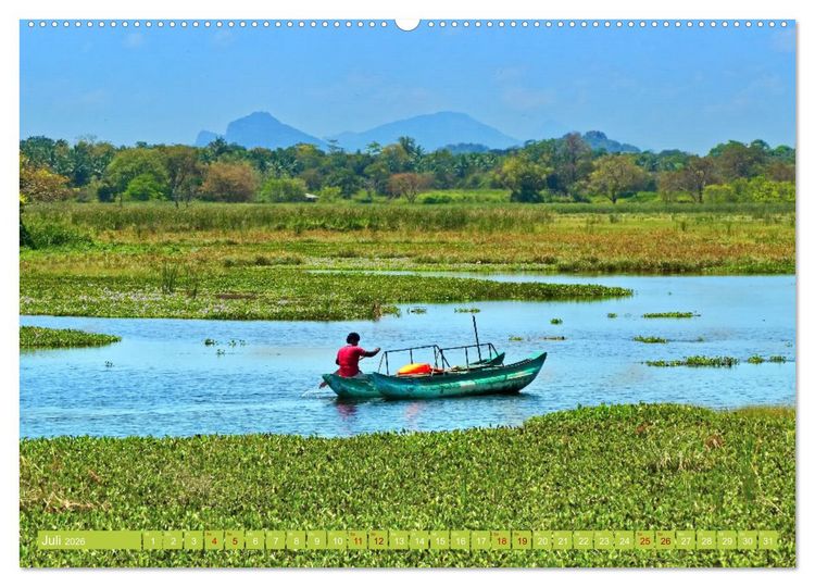 Produktbild: Sri Lanka, Gr&uuml;ne Berge - unber&uuml;hrte Natur (hochwertiger Premium Wandkalender 2026 DIN A2 quer), Kunstdruck in Hochglanz