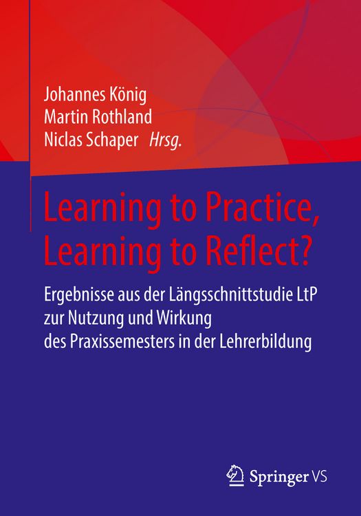 Produktbild: Learning to Practice, Learning to Reflect?