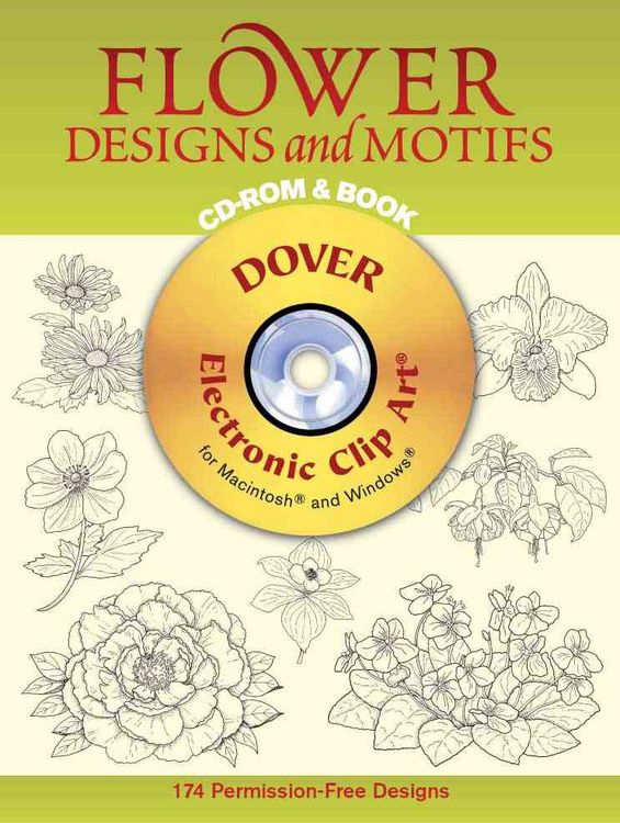 Produktbild: Flower Designs and Motifs with CDROM