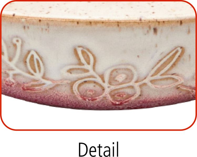 Produktbild: Porzellan-Schale Blume rot - LandLust