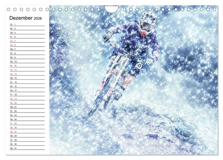 Produktbild: Mountainbike Trails (Wandkalender 2026 DIN A4 quer), CALVENDO Monatskalender
