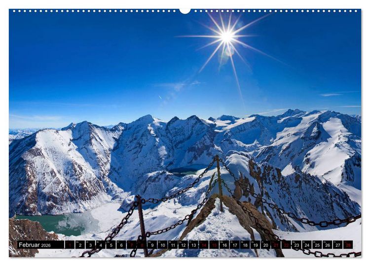 Produktbild: Gr&uuml;&szlig;e aus Kaprun (Wandkalender 2026 DIN A2 quer), CALVENDO Monatskalender
