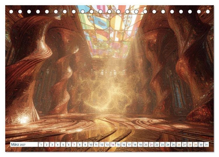 Produktbild: Architektur der Emotionen - Gestaltete Stimmungen (Tischkalender 2027 DIN A5 quer), CALVENDO Monatskalender