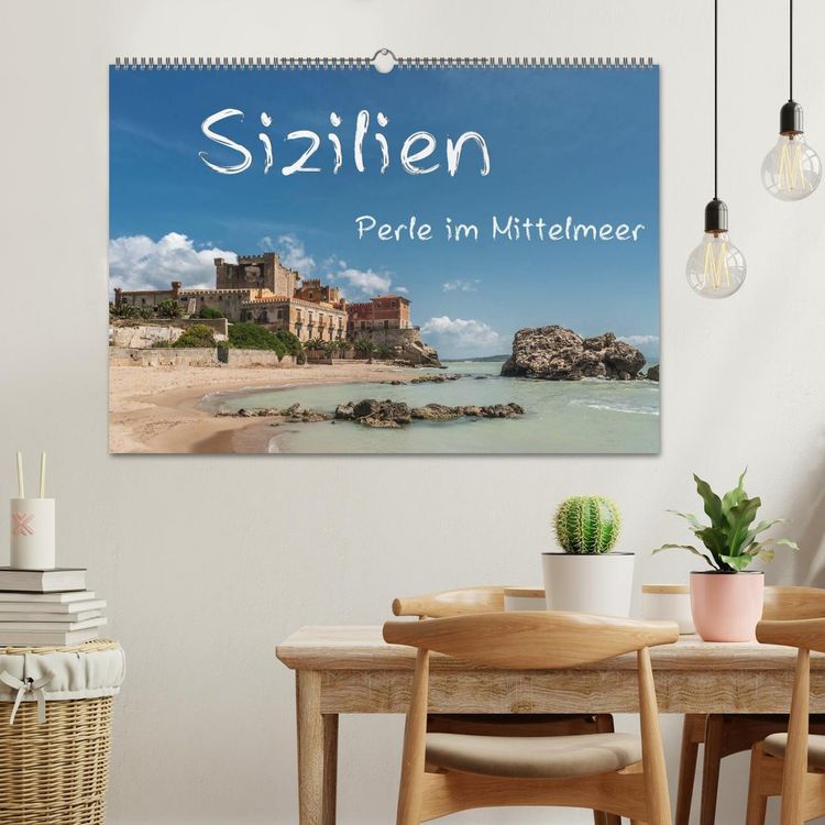 Produktbild: Sizilien - Perle im Mittelmeer (Wandkalender 2026 DIN A2 quer), CALVENDO Monatskalender