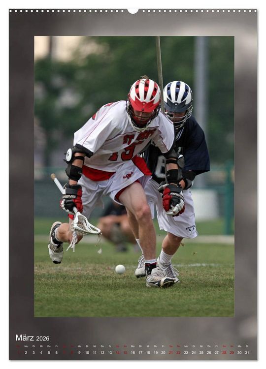 Produktbild: Teamsport - LACROSSE (Wandkalender 2026 DIN A2 hoch), CALVENDO Monatskalender