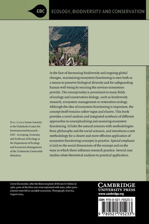 Produktbild: Ecosystem Functioning
