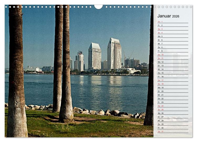 Produktbild: San Diego (Wandkalender 2026 DIN A3 quer), CALVENDO Monatskalender