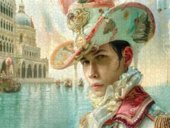 Produktbild: CALVENDO Puzzle Venezianische Impressionen | 1000 Teile Lege-Gr&ouml;&szlig;e 64x48cm Foto-Puzzle f&uuml;r gl&uuml;ckliche Stunden