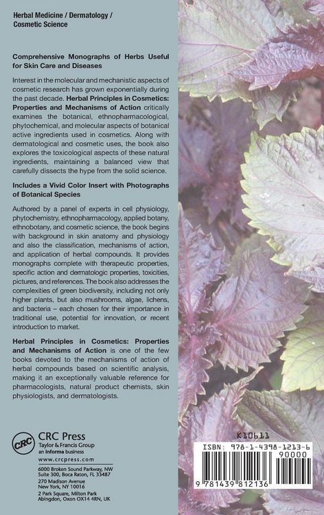 Produktbild: Herbal Principles in Cosmetics