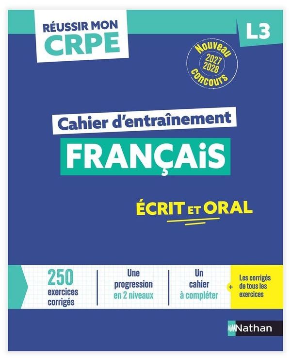 Produktbild: Reussir Mon Crpe; Francais; L3; Cahier D Entrainement Edition