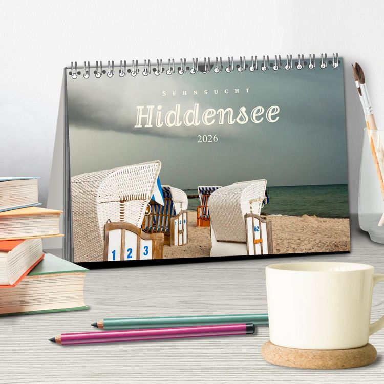 Produktbild: Sehnsucht Hiddensee 2026 (Tischkalender 2026 DIN A5 quer), CALVENDO Monatskalender
