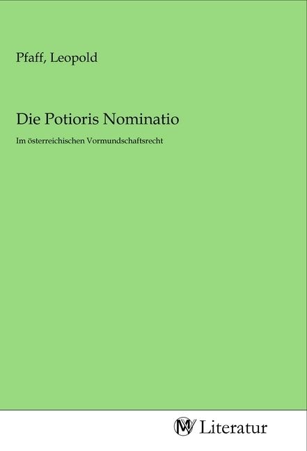 Produktbild: Die Potioris Nominatio