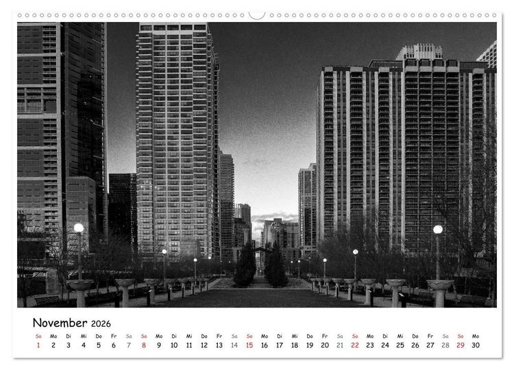 Produktbild: Chicago 2026 (hochwertiger Premium Wandkalender 2026 DIN A2 quer), Kunstdruck in Hochglanz