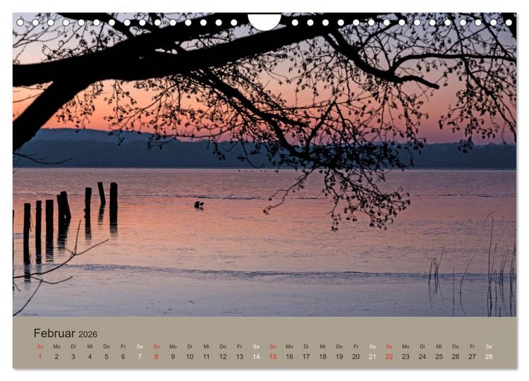 Produktbild: Lichtstimmungen im sch&ouml;nen Schleswig Holstein (Wandkalender 2026 DIN A4 quer), CALVENDO Monatskalender