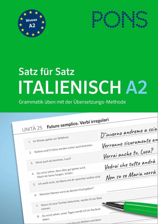 Produktbild: PONS Satz f&uuml;r Satz Italienisch A2