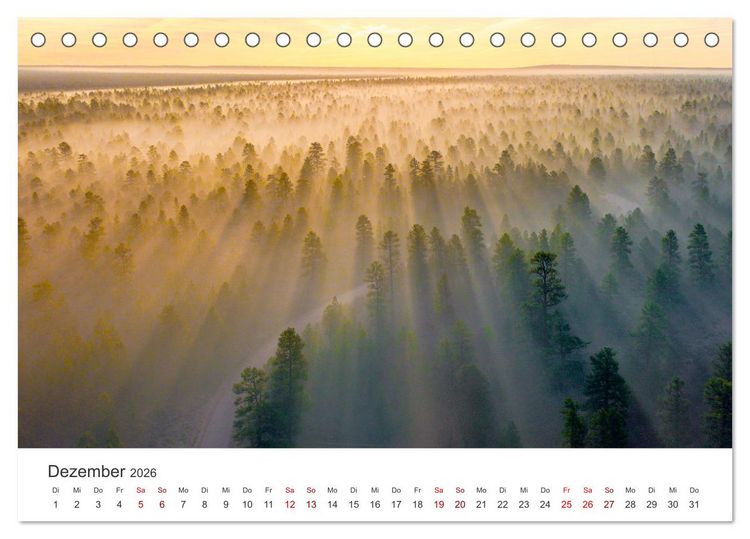 Produktbild: Mystische Nebellandschaften (Tischkalender 2026 DIN A5 quer), CALVENDO Monatskalender