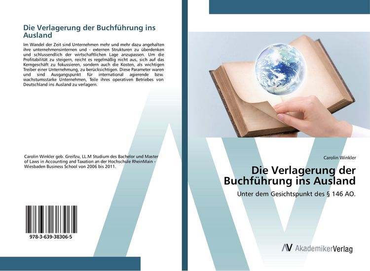 Produktbild: Die Verlagerung der Buchf&uuml;hrung ins Ausland