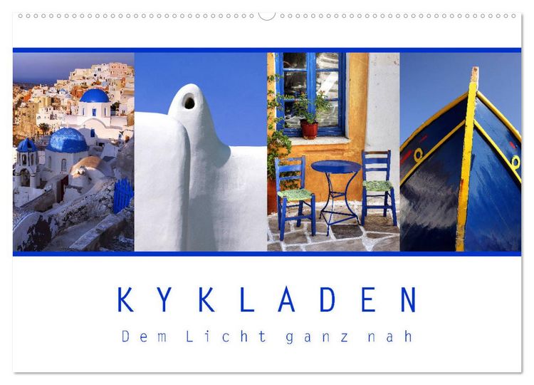 Produktbild: KYKLADEN Dem Licht ganz nah (Wandkalender 2026 DIN A2 quer), CALVENDO Monatskalender