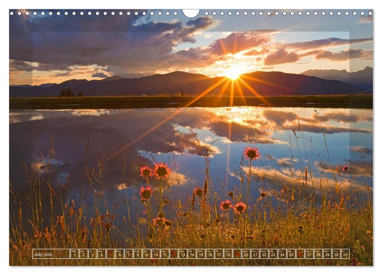 Produktbild: When the sun rises and sets (Wall Calendar 2026 DIN A3 landscape), CALVENDO 12 Month Wall Calendar