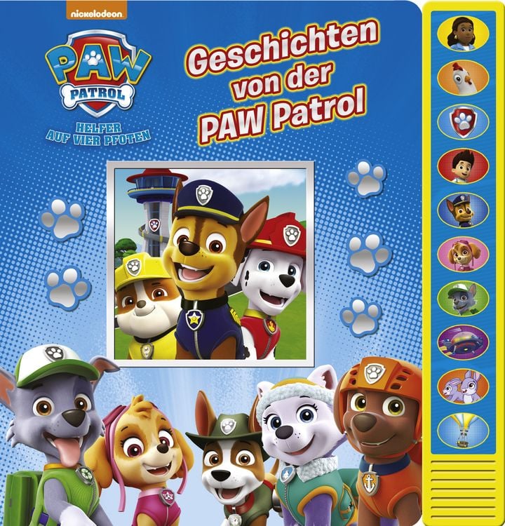 Produktbild: Vorlese-Pappbilderbuch mit Sound, PAW Patrol, Geschichten von der PAW Patrol