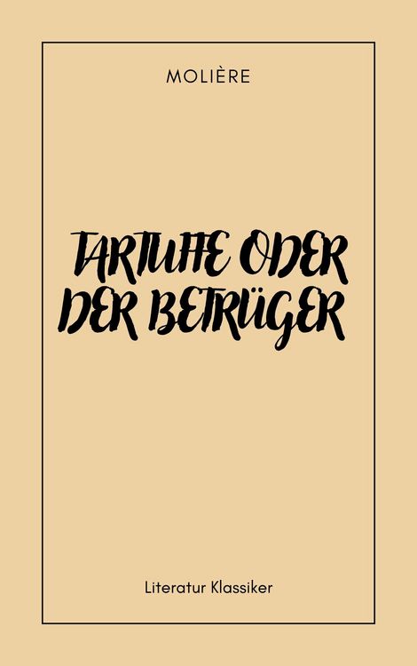 Produktbild: Tartuffe oder der Betr&uuml;ger