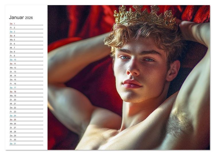 Produktbild: Prinz der Lust (Wandkalender 2026 DIN A3 quer), CALVENDO Monatskalender