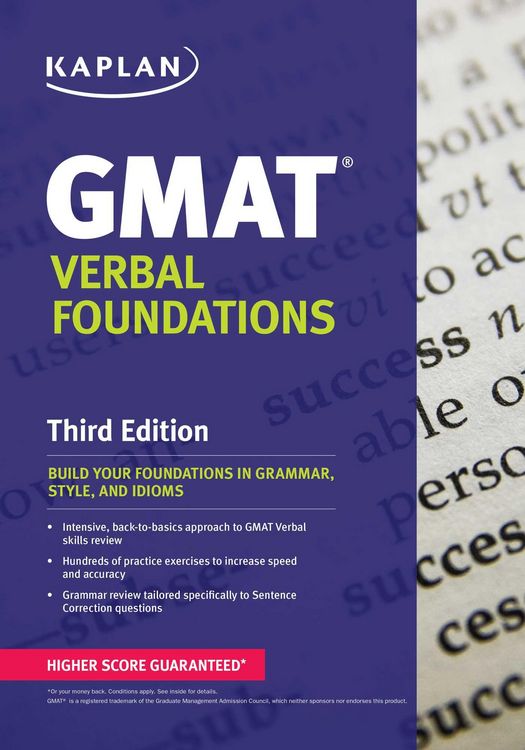 Produktbild: Kaplan GMAT Verbal Foundations