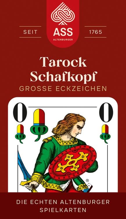 Produktbild: ASS - Schafkopf, gro&szlig;e Eckzeichen, bayrisches Bild