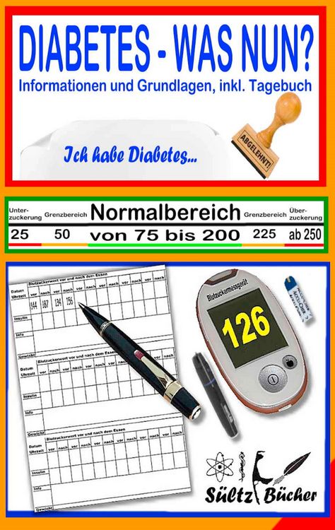 Produktbild: DIABETES - WAS NUN? - Informationen und Grundlagen, inkl. Tagebuch