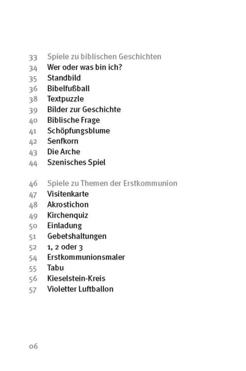 Produktbild: Die 50 besten Spiele für die Erstkommunion-Vorbereitung