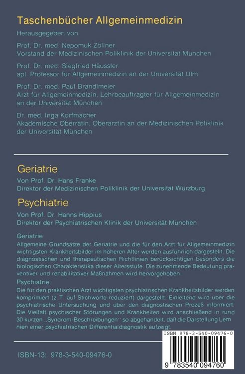 Produktbild: Geriatrie Psychiatrie