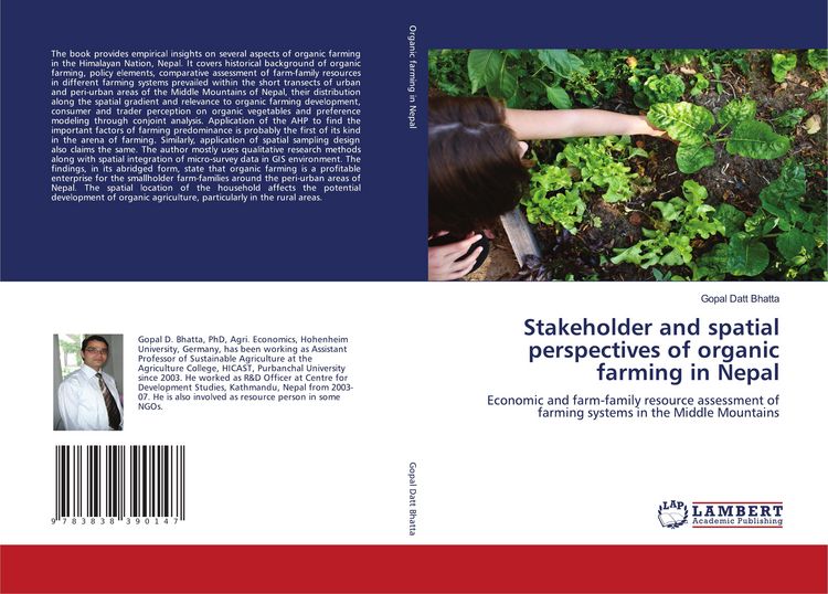 Produktbild: Stakeholder and spatial perspectives of organic farming in Nepal