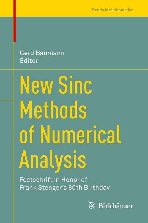 Produktbild: New Sinc Methods of Numerical Analysis