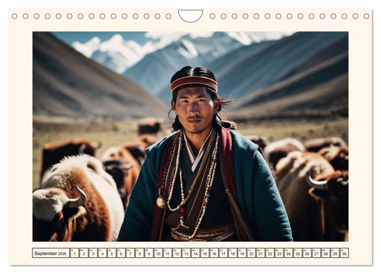 Produktbild: Tolle Typen rund um die Welt (Wandkalender 2026 DIN A4 quer), CALVENDO Monatskalender